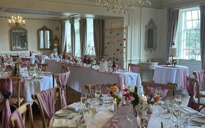 Dusky Pink Reception - Bliss Events by Katie