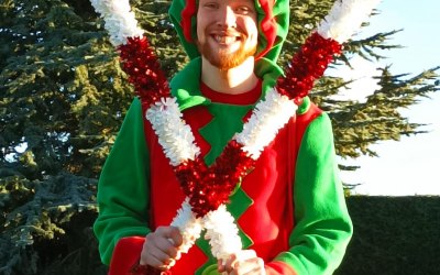 "The BFE" - Big Friendly Elf- Ready for Christmas