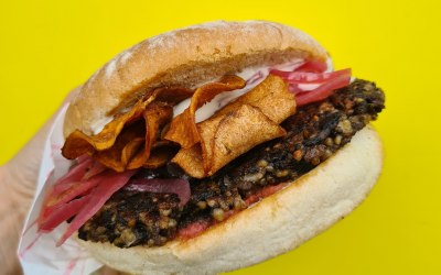 Award Winner Haggis burger