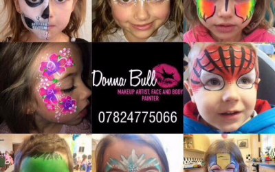 Face painting Donna Bull Makeup artist