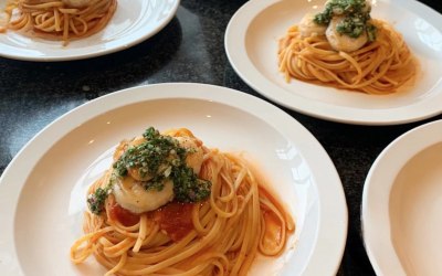 Prawn Linguine With Salsa Verde 