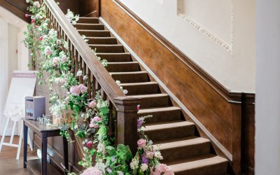 Staircase flowers