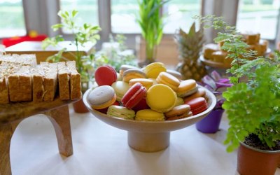 Gorgeous Macarons as part of an afternoon tea 