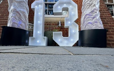 Light up numbers also available 