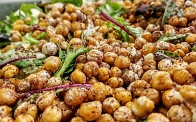 Sumac Roasted Chickpea Salad