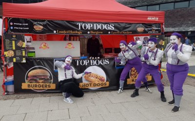 Top Dog gazebo cardiff bay carnival 2024