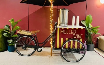 Mulled Wine, Hot Chocolate, Smoothies Pop up drinks bar hire 