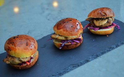 Mini Chicken burger sliders