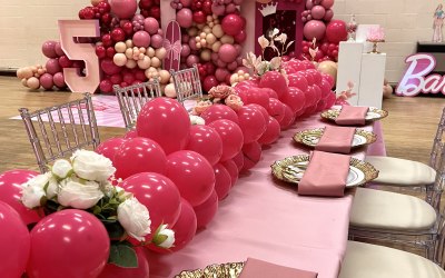 Barbie themed kids party