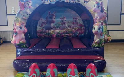 Unicorn bouncy castle