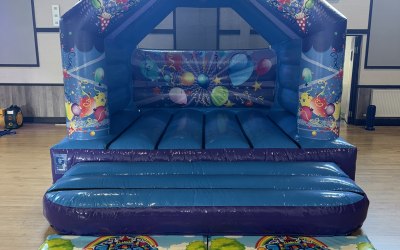 Purple and Blue party theme castle 