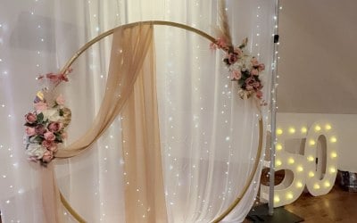 Simple yet elegant backdrop