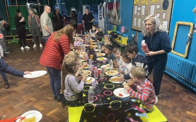 Burger & Chips for a Kids Party