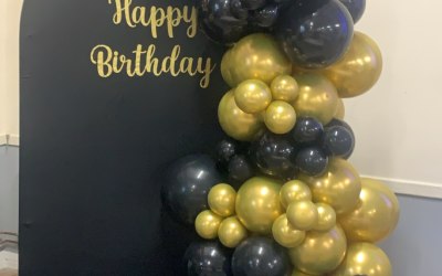 Birthday backdrop