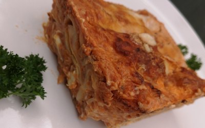 Beef bolognese lasagne