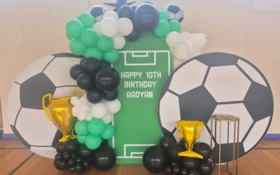 Football Themed 10th Birthday