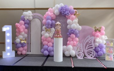 Themed birthday party decor