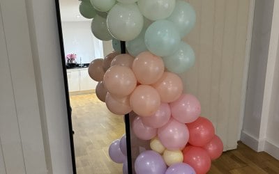 Pastel mirror Garland