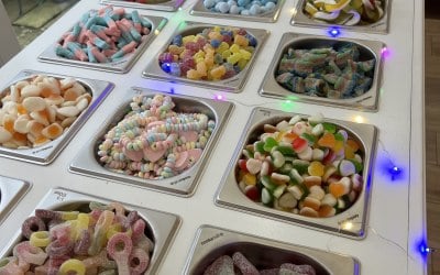 A selection of mouth watering sweets. This can be customised to your event.