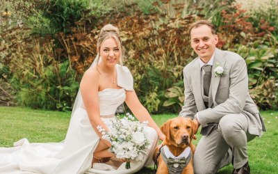 The happy Couple and doggie