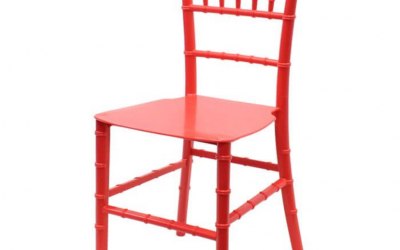 Red (kids) chiavari chair hire 