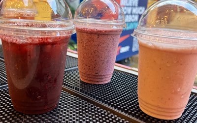 Fresh juices and smoothies