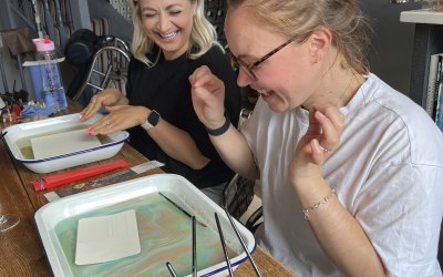 mindful marbling workshop