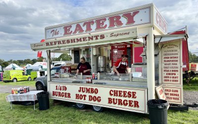 Catering kiosk 