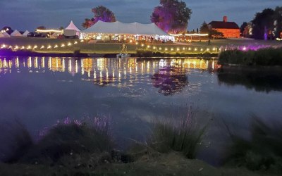 100ft x 40ft Traditional Marquee - 150 guests Dinner & Dancing