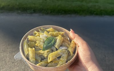 Gluten Free Pesto Pasta 