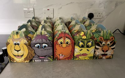 Our Animal / Jungle theme children's food boxes