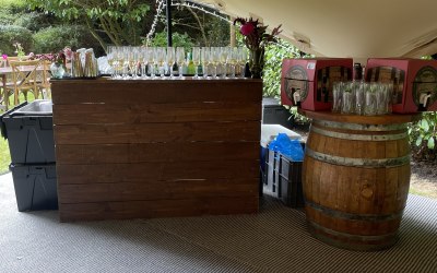 Wooden Mobile Bar