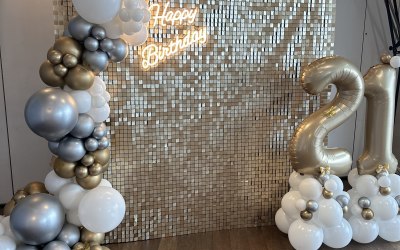 Shimmer wall party package.