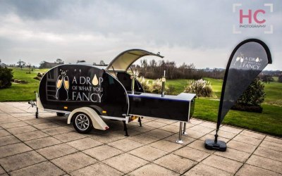 Self contained mobile bar… self powered if needed with LPG generator