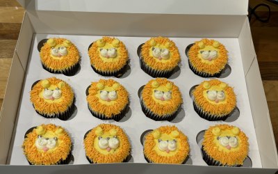 Lion cupcakes 