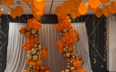 Columns & Helium balloons for private events 