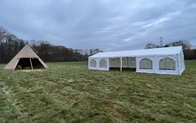 Christmas Fair Set Up 12m x 6m