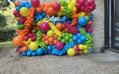 Corporate balloon wall 