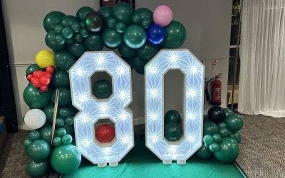 80th Birthday Snooker Theme