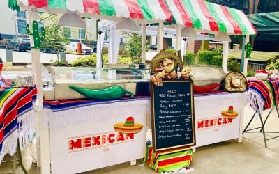 Mexican taco & chilli cart