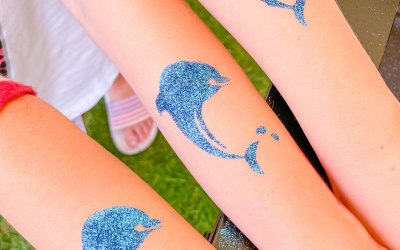 Glitter tattoos