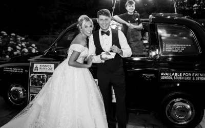 A happy bride and groom!