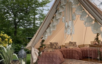 Boho bell tent