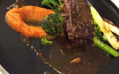 Braised ox cheek