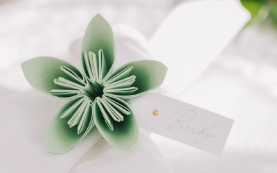 3D Floral Name placements