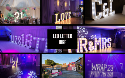 LED Letter hire for all occasions.