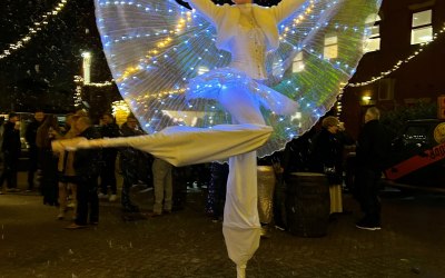 LED Ballerina Stiltwalker