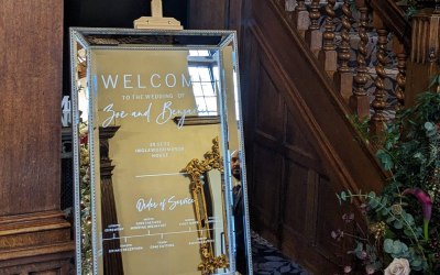 Wedding Welcome Display