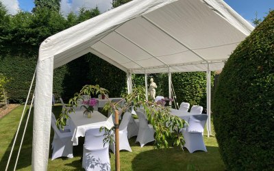 Marquee 8m x4m without sides