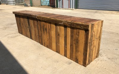 Rustic Pallet Bars - 6ft x 3ft